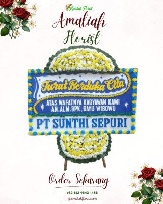 Papan Bunga Duka di Malin Deman