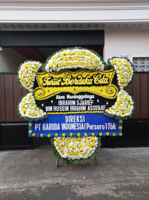 Papan Bunga Duka di Malin Deman
