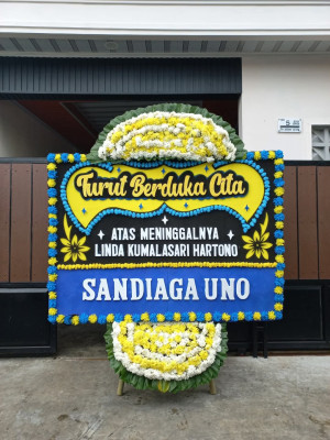 Papan Bunga Duka di Malin Deman